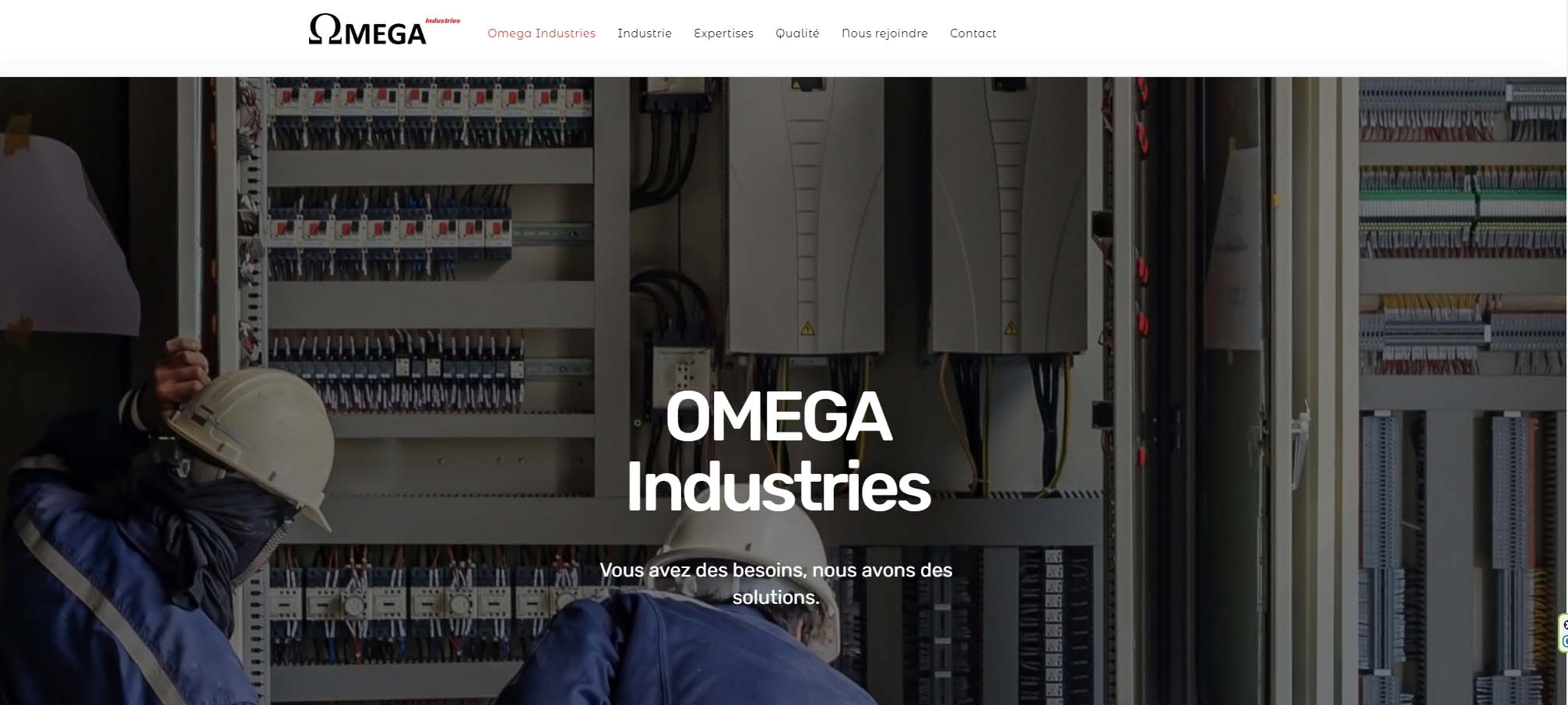 Création de site internet - agence de communication digitale à La Ciotat - Omega Industries
