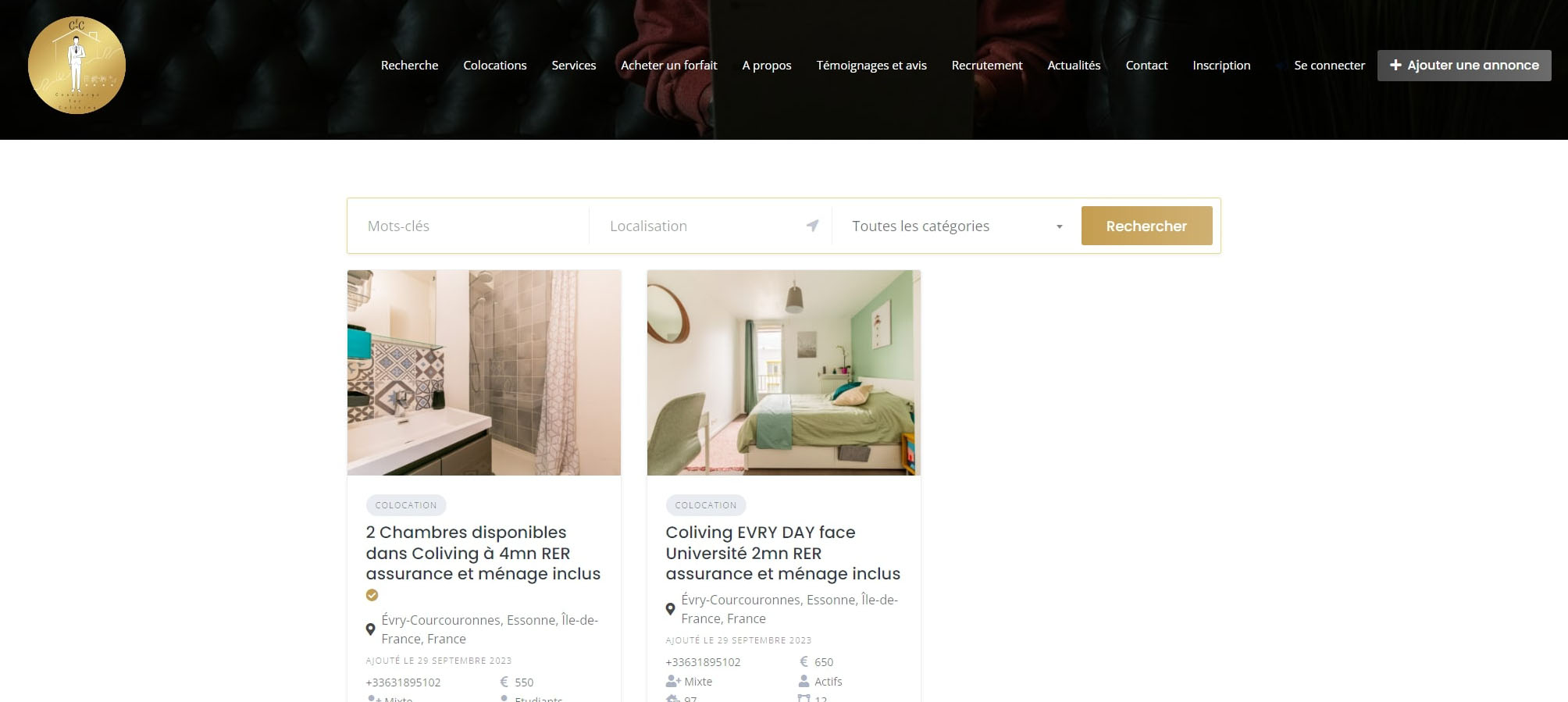 Création de site internet - agence de communication digitale à La Ciotat - Concierge For Coliving