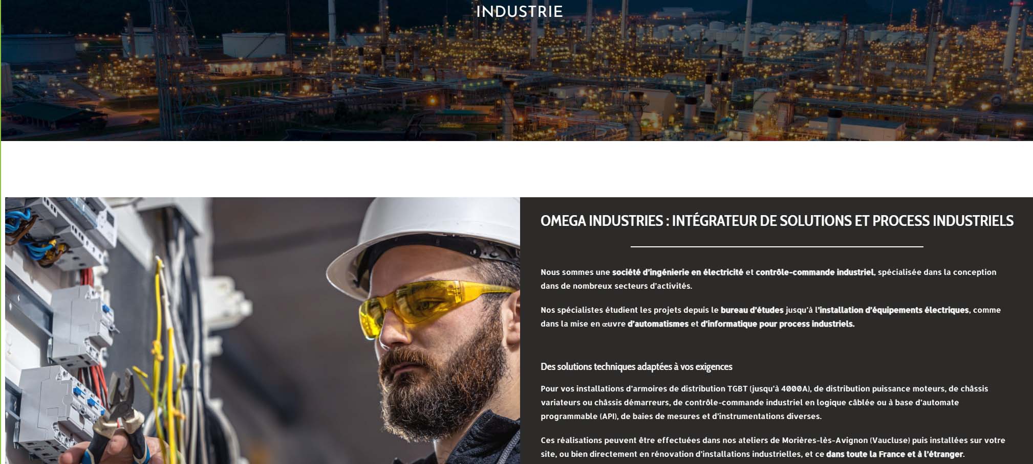 Réalisation de sites internet - agence de communication digitale à La Ciotat - Omega Industries