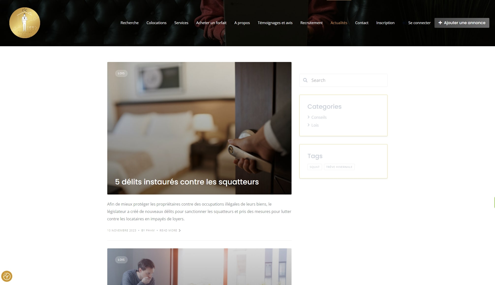 Création de sites web - agence de communication digitale à La Ciotat - Concierge for Coliving<