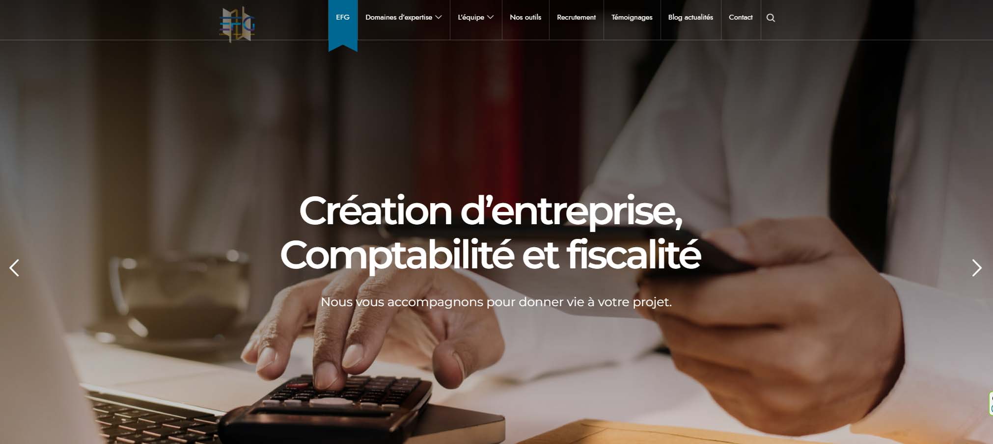 Création de site internet - agence de communication digitale à La Ciotat - Expertise Finance Gestion